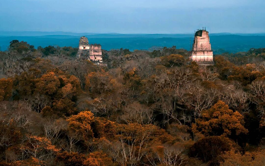 TikaL Temples a s aprt of our visual Tikal Guide 2023